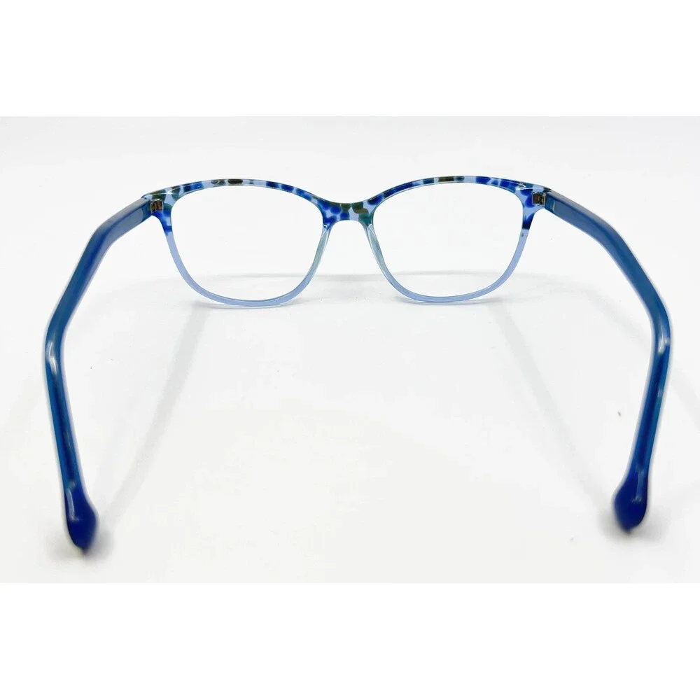 Lisa Loeb Eyewear Glasses Womens Blue Sky Ice Cream 15 Cat Eye 49-15-130